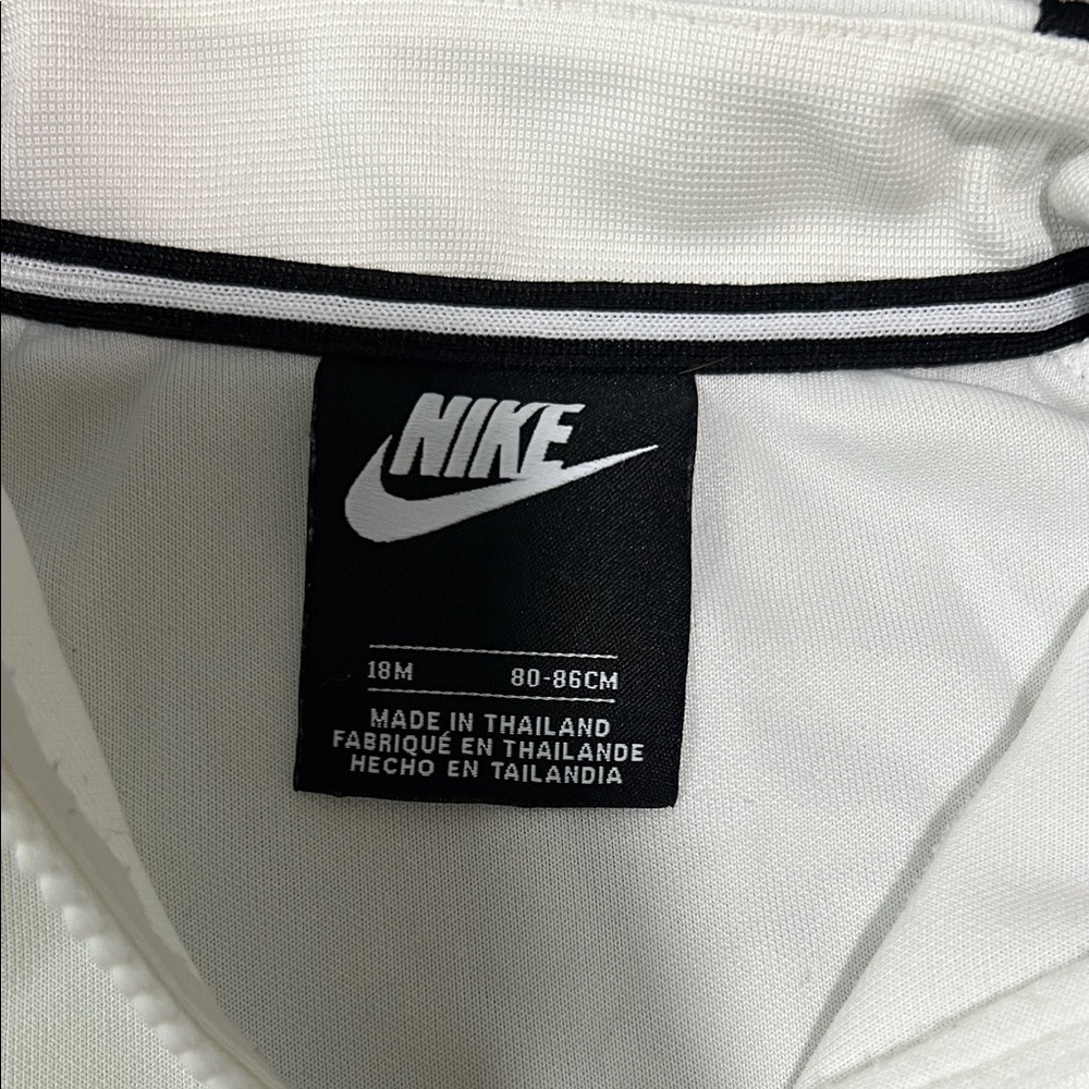 Nike Kids Black Joggers with Red and White Accents - Picture 2 of 5
